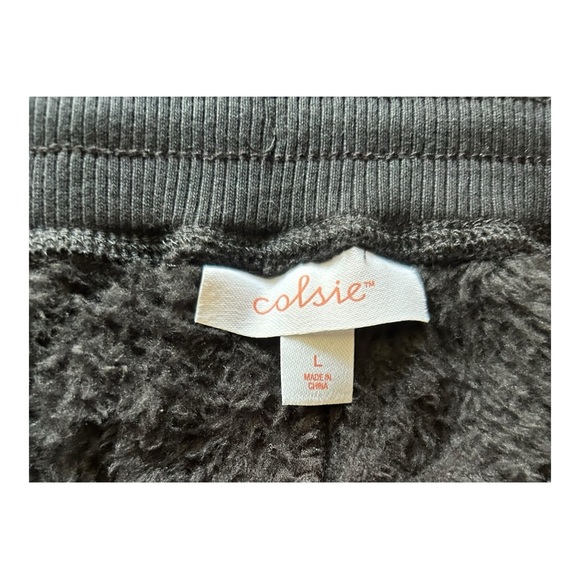 NWT COLSIE Black Fleece Shorts - Picture 8 of 9